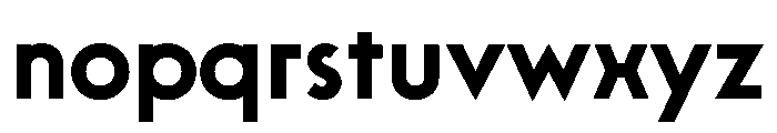 Rawest Bold Font LOWERCASE