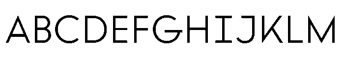 Rawest Light Font UPPERCASE