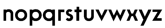 Rawest SemiBold Font LOWERCASE