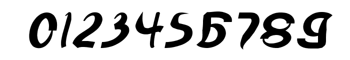 Raggle-BoldItalic Font OTHER CHARS