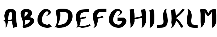 RaggleBold Font UPPERCASE