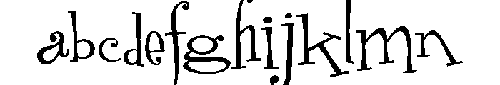 Randumhouse Font LOWERCASE