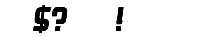 Ranger Italic Font OTHER CHARS