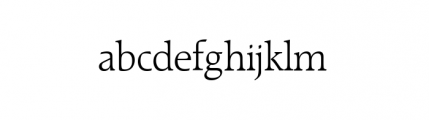 Raleigh D Light Font LOWERCASE