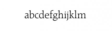 Raleigh Light Font LOWERCASE
