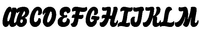 Racer Regular Font UPPERCASE