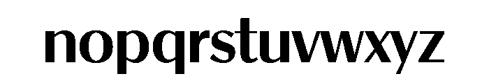 Radiant Bold Alt Font LOWERCASE