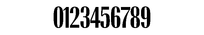 Radiant Condensed Bold Alt Font OTHER CHARS