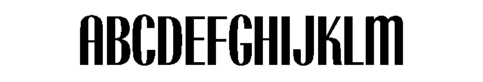 Radiant Condensed Bold Alt Font UPPERCASE