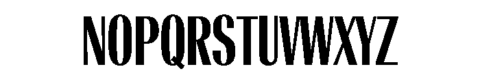 Radiant Condensed Bold Font UPPERCASE