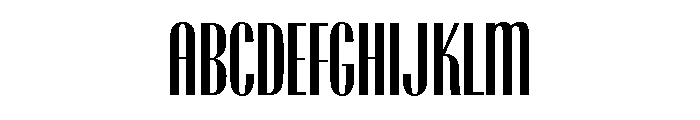 Radiant Extra Condensed Bold Alt Font UPPERCASE