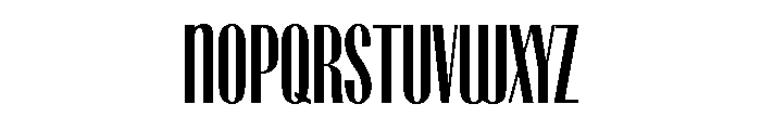 Radiant Extra Condensed Bold Alt Font UPPERCASE