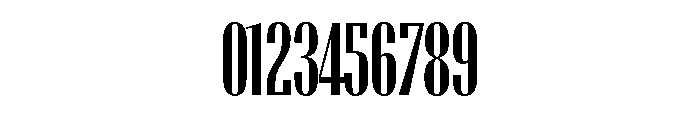 Radiant Extra Condensed Bold Font OTHER CHARS