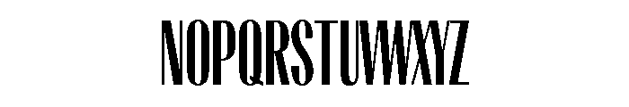 Radiant Extra Condensed Bold Font UPPERCASE