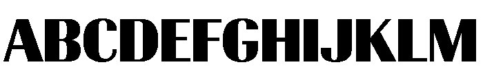 Radiant Heavy Font UPPERCASE