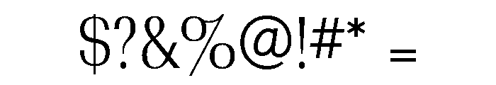 Radiant Medium Alt Font OTHER CHARS