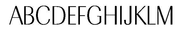 Radiant Medium Font UPPERCASE