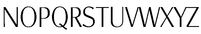 Radiant Medium Font UPPERCASE