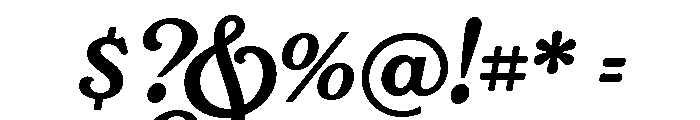 Rafaella Bold Font OTHER CHARS