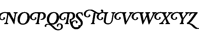 Rafaella Bold Font UPPERCASE