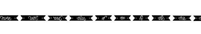 Rafaella Flags Font LOWERCASE