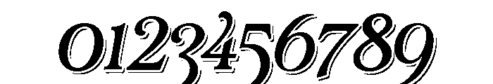 Rafaella Regular Shadow Font OTHER CHARS