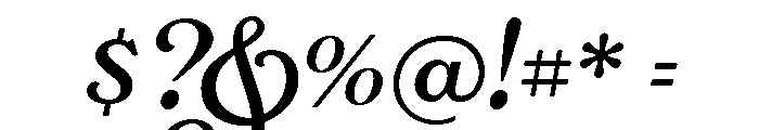 Rafaella Regular Font OTHER CHARS