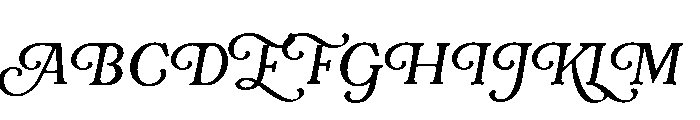 Rafaella Regular Font UPPERCASE