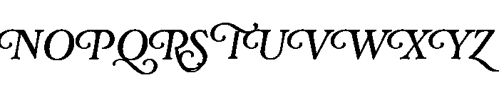 Rafaella Regular Font UPPERCASE