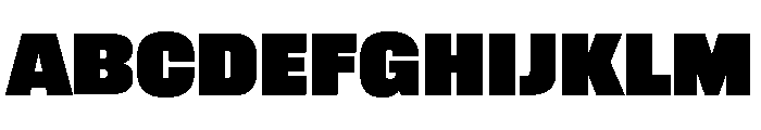 Railroad Gothic Black Font UPPERCASE