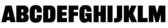 Railroad Gothic Bold FONT