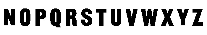 Railroad Gothic Fill Font UPPERCASE