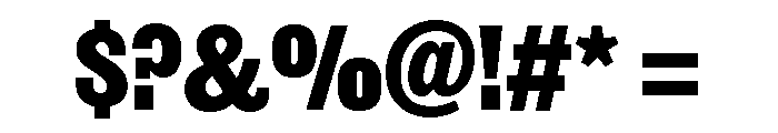 Railroad Gothic Medium Font OTHER CHARS