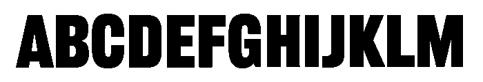 Railroad Gothic Medium FONT