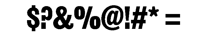 Railroad Gothic Regular Font OTHER CHARS