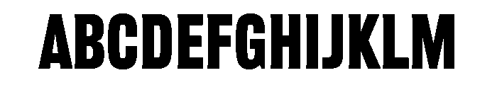 Railroad Gothic Regular FONT