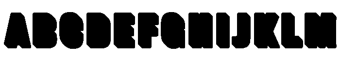 Railroad Gothic Shade Font UPPERCASE