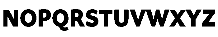 Range Sans Black Font UPPERCASE