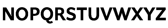 Range Sans Bold Font UPPERCASE
