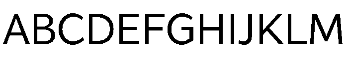 Range Sans Regular Font UPPERCASE