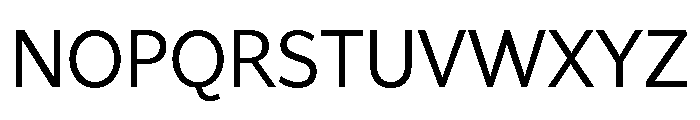 Range Sans Regular Font UPPERCASE