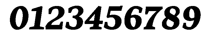 Range Serif Black Italic Font OTHER CHARS
