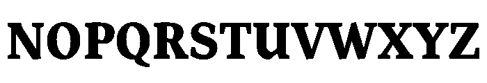 Range Serif Black Font UPPERCASE