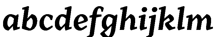 Range Serif Bold Italic FONT