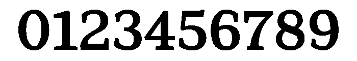 Range Serif Bold Font OTHER CHARS