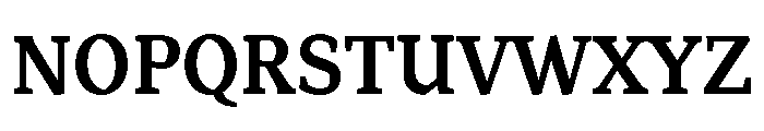 Range Serif Bold Font UPPERCASE