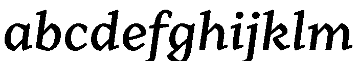 Range Serif Medium Italic FONT