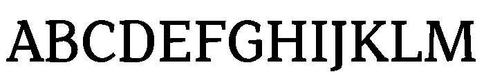 Range Serif Medium Font UPPERCASE