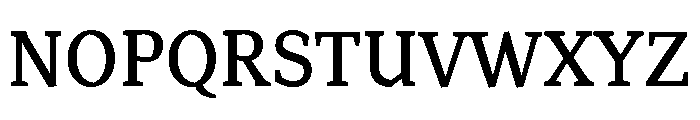 Range Serif Medium Font UPPERCASE