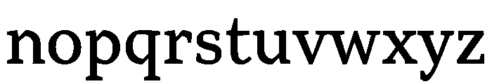 Range Serif Medium Font LOWERCASE